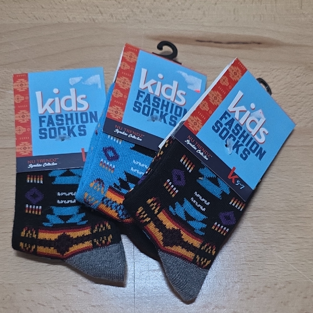 Black and Blue Fashion Socks Accessories